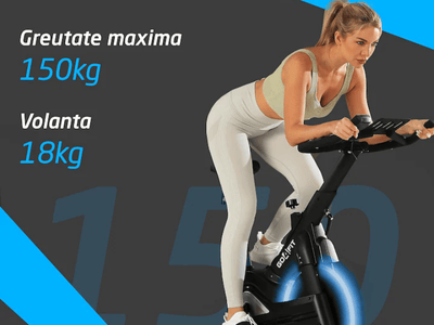 Bicicletă Fitness Magnetică FitClass X560 - detaliu computer